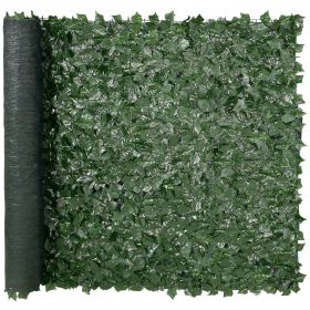 Ivy Privacy Fence, 59 x 98 in Artificial Green Wall Screen, Greenery Ivy Fence with Mesh Cloth Backing and Strengthened Joint
